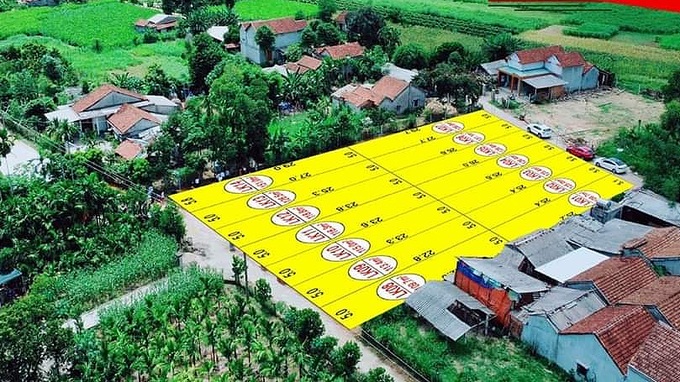 Tự ý tách 11 thửa đất thành 95 lô để bán