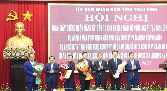 Thái Bình: KCN Liên Hà Thái thu hút thêm 3 dự án FDI, tổng vốn 270 triệu USD